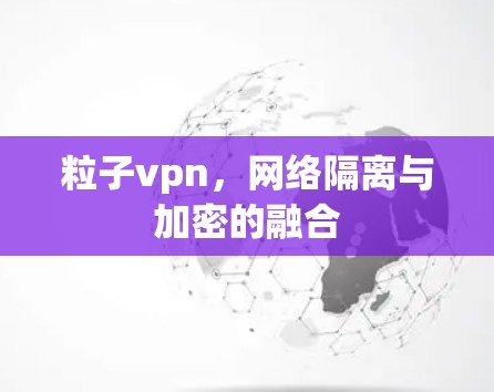 粒子vpn,网络隔离与加密的融合 粒子vpn,网络隔离与加密的融合