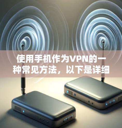 使用手机作为VPN的一种常见方法，以下是详细的步骤和注意事项