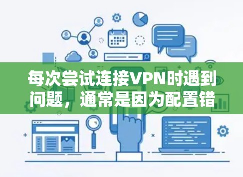每次尝试连接VPN时遇到问题，通常是因为配置错误或网络环境有问题。以下是逐步排查和解决问题的建议