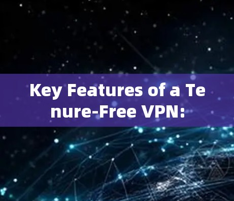 Key Features of a Tenure-Free VPN: