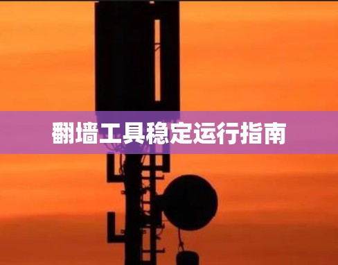 翻墙工具稳定运行指南