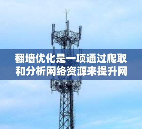 翻墙优化是一项通过爬取和分析网络资源来提升网站性能和用户体验的方法，主要包括以下主要步骤和方法