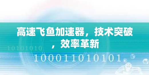 高速飞鱼加速器，技术突破，效率革新