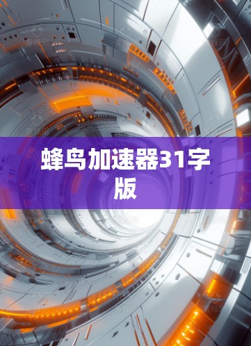蜂鸟加速器31字版