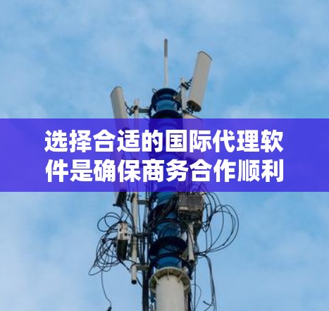 选择合适的国际代理软件是确保商务合作顺利进行的关键步骤。以下是一些推荐的国际代理软件，根据你的需求和预算进行选择