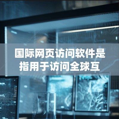 国际网页访问软件是指用于访问全球互联网的工具,如Webmail、Google Drive和Dropbox等。以下是关于这些软件的详细解释 国际网页访问软件是指用于访问全球互联网的工具,如Webmail、Google Drive和Dropbox等。以下是关于这些软件的详细解释