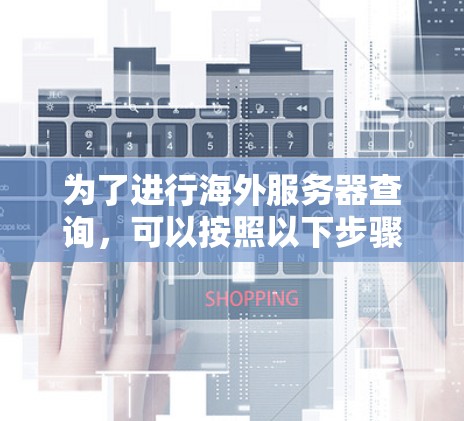 为了进行海外服务器查询，可以按照以下步骤进行