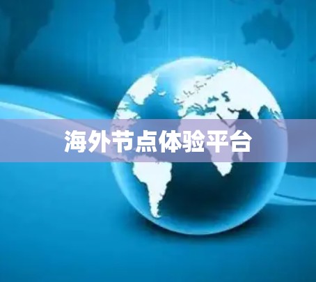 海外节点体验平台